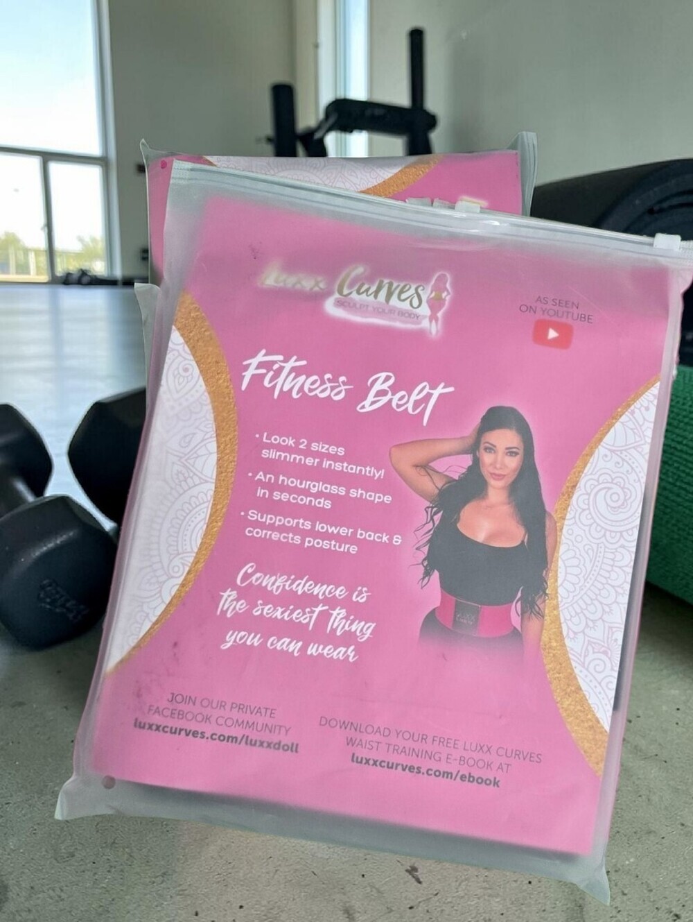 Luxx Curves Fitness Belt In Black Size Extra Small From The Tik Tok Shop NWT